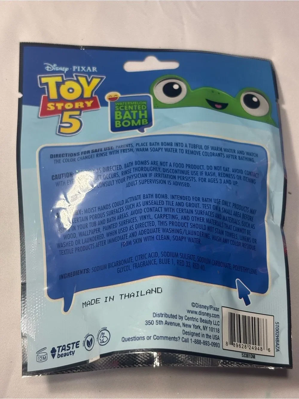 4 New Toy Story Bath Bundle - Blue